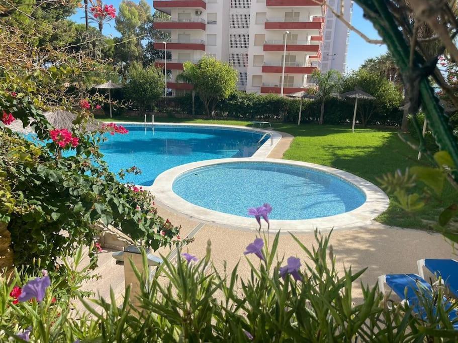 Vive El Mediterraneo - Apartamento Con Piscina En Cullera Bagian luar foto