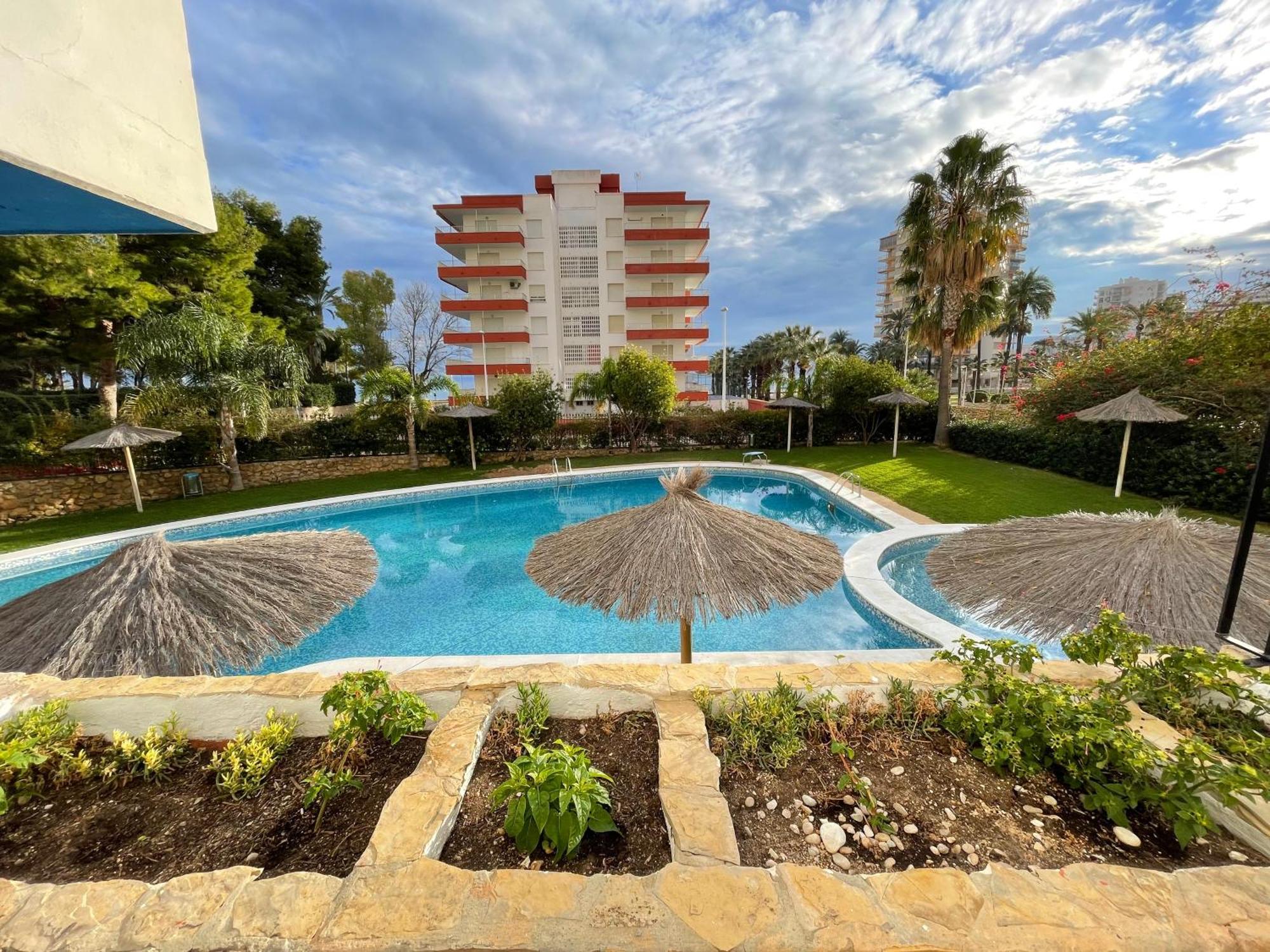 Vive El Mediterraneo - Apartamento Con Piscina En Cullera Bagian luar foto